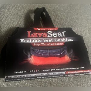 Lava Seat Heatable Seat Cushion 
New with tags